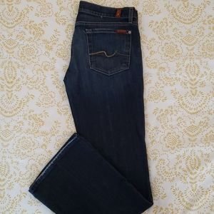 7 Seven For All Mankind Dark Bootcut Jeans sz28